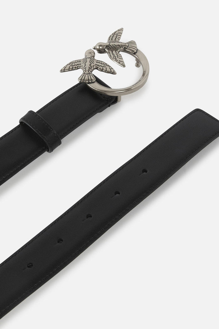 Cintura Love Birds in pelle 3cm-3