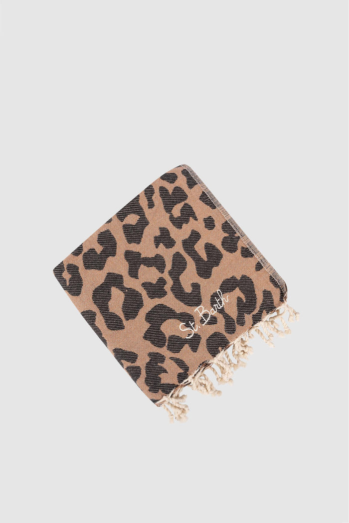 Telo Mare Leopardato in Cotone-2
