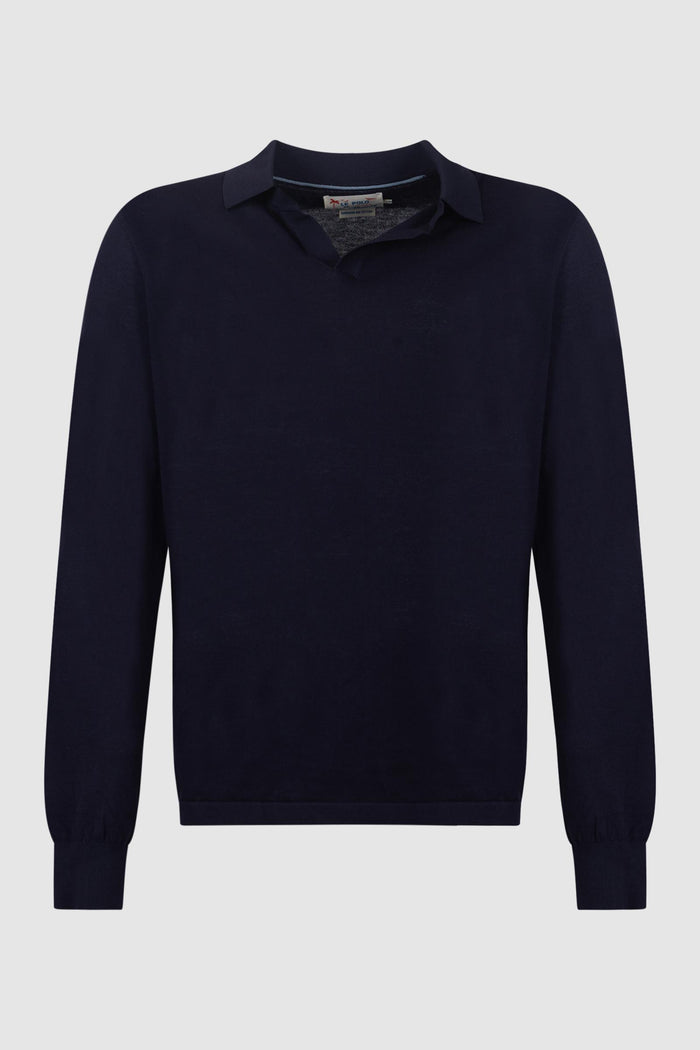 Polo uomo maniche lunghe