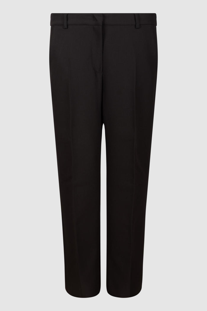 Pantaloni Classici Neri in Tessuto Tecnico