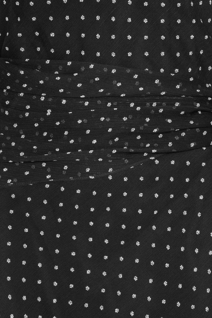 Abito lungo con cravatta nera-3