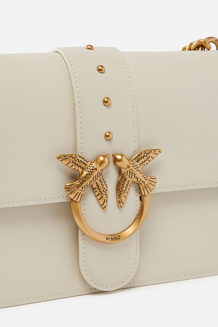 Borsa a tracolla media Love Bag in pelle-3