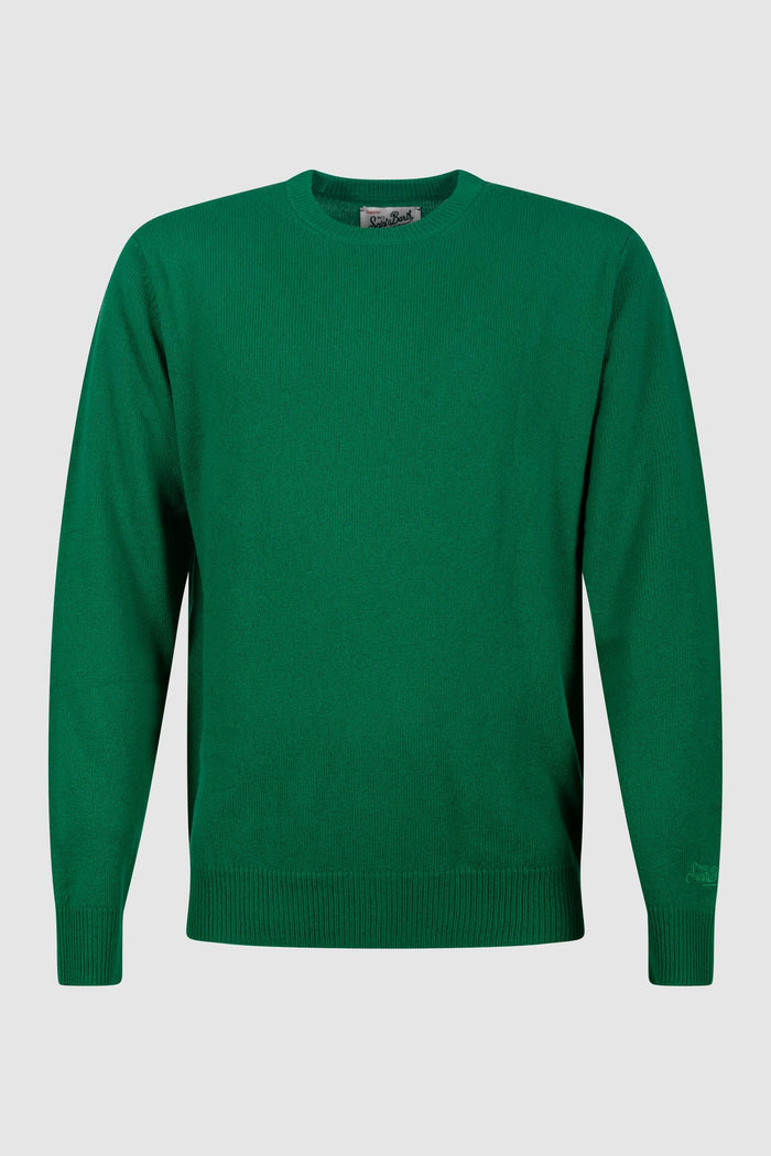 Maglione Girocollo Verde