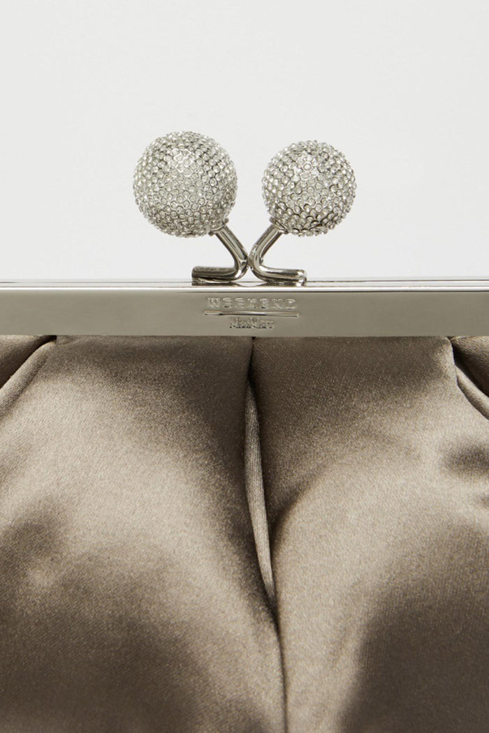 Emmy,pasticcino Bag Small in raso con strass-5