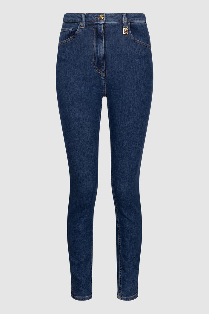 Jeans skinny con dettaglio logo