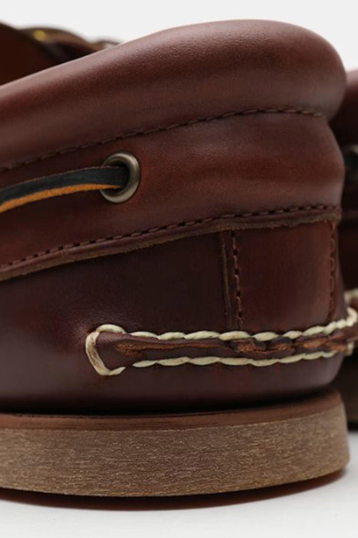 Scarpa da Barca da Uomo Classica Authentic in marrone-8