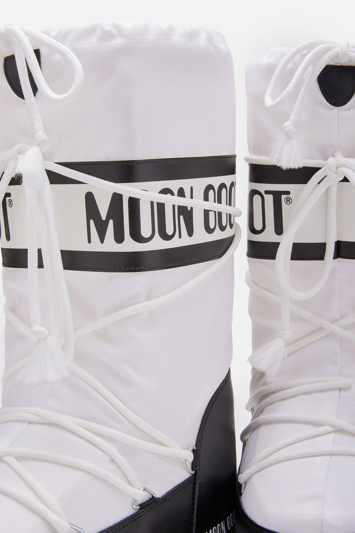 STIVALE ICON NYLON BIANCO E NERO-3