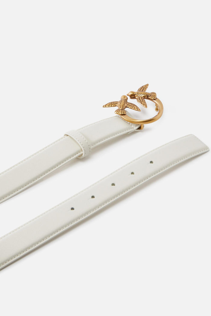 Cintura Love Birds in pelle 3cm-2