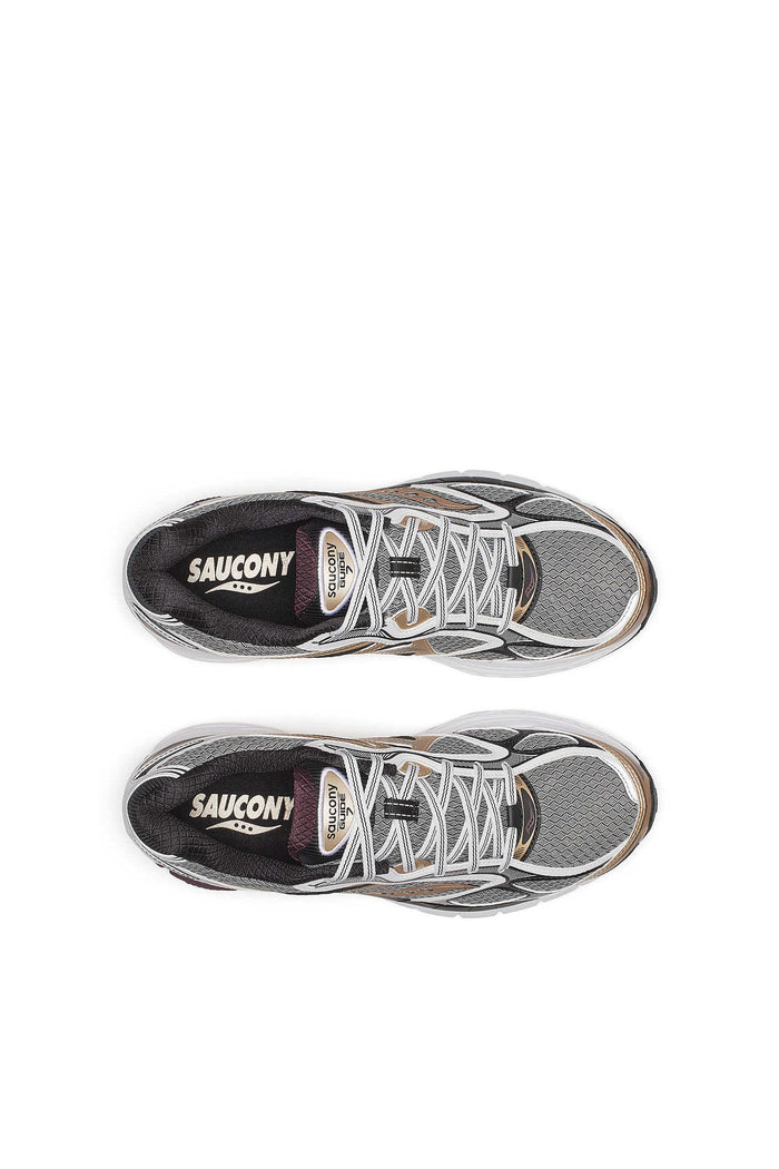 Scarpa Running Uomo Saucony Guide 7 - Grigio/Beige Bordeaux-5