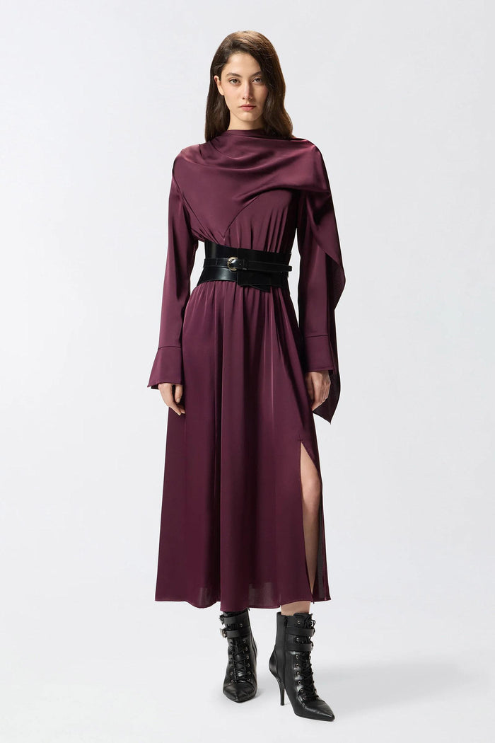 Vestito lungo con fusciacca-5