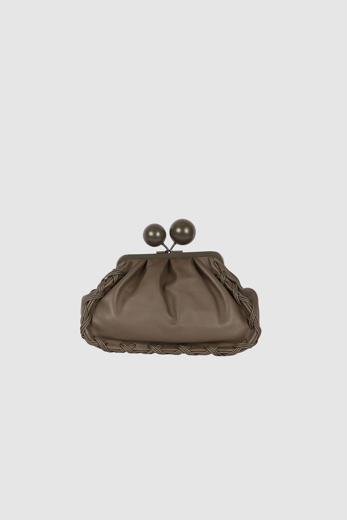 Pasticcino Bag medium in nappa - Verde kaki-2