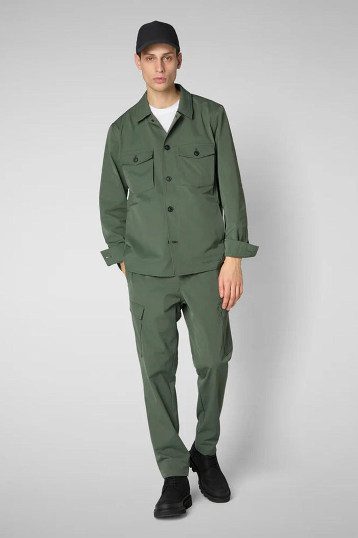Giacca uomo Bard verde timo-3