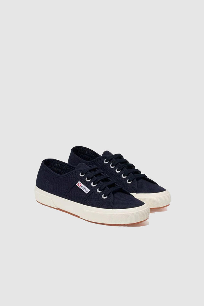 Sneakers Classiche Unisex Colore Blu con Tomaia in Cotone-3