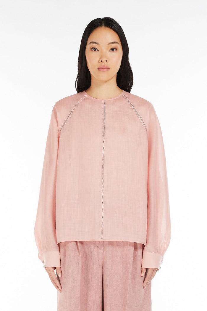 Blusa in garza ramiè-2