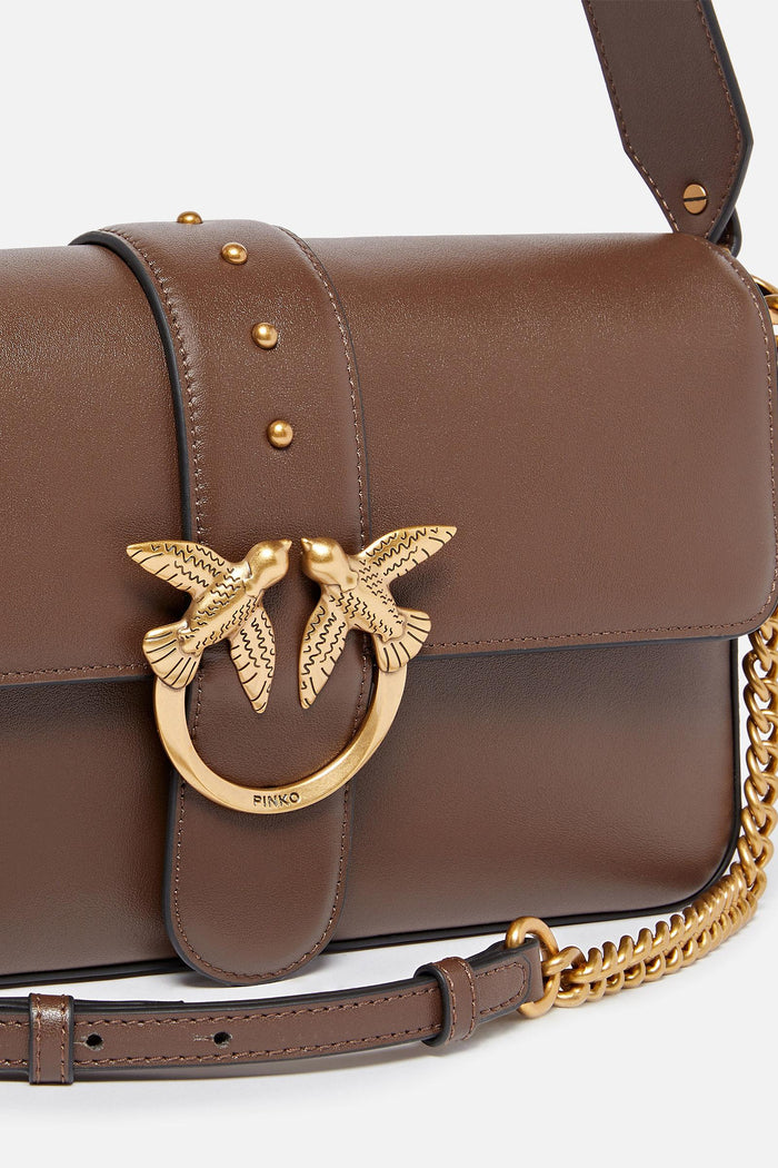 Borsa a spalla media Love Bag Slouchy in pelle-3