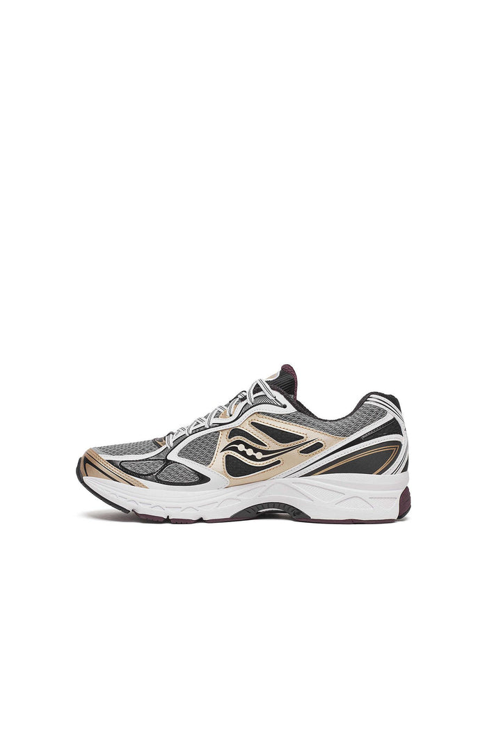 Scarpa Running Uomo Saucony Guide 7 - Grigio/Beige Bordeaux-2