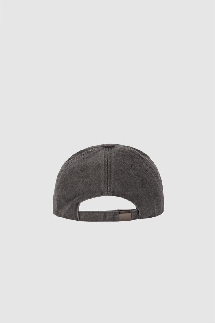 Cappellino Davis in denim nero con ricamo Saint Barth-2