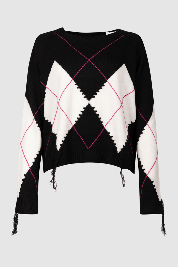 berna pull argyle traforato