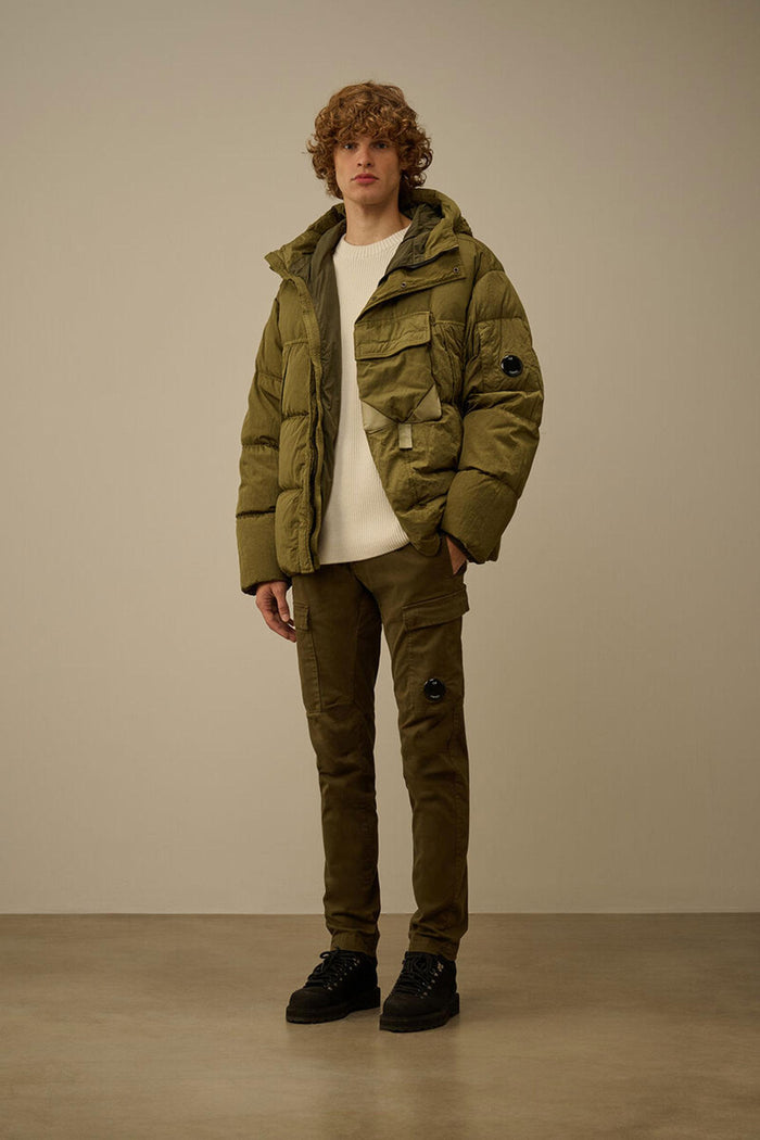 Maglione girocollo a coste lunghe con lenti-6