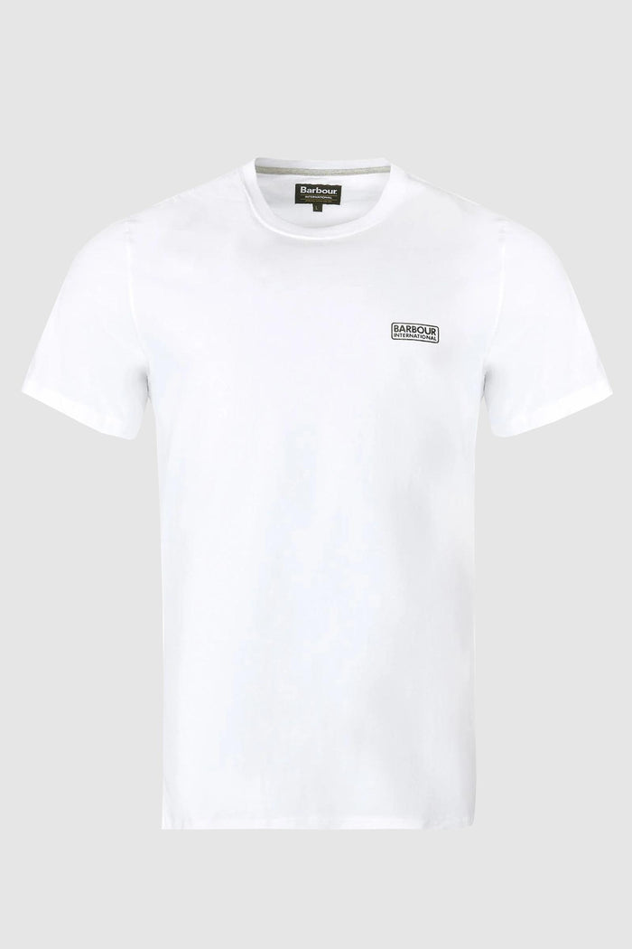 T-shirt girocollo con logo piccolo