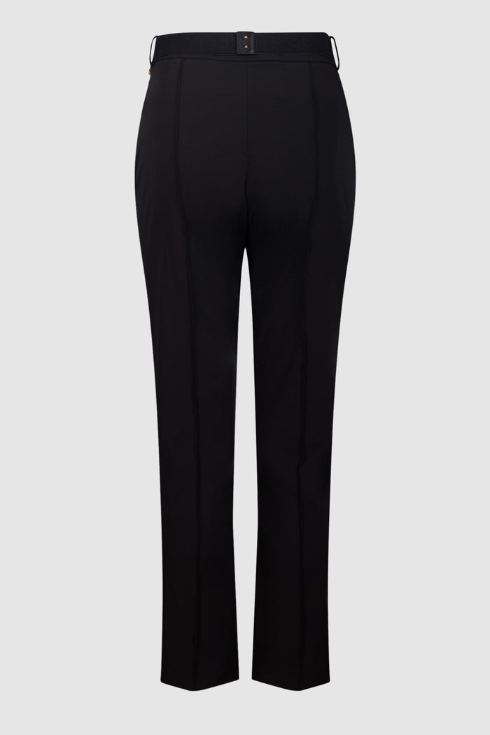 Pantaloni in tessuto tecnico bielastico con cintura-2