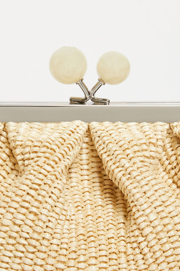 Pasticcino Bag small raffia effect-5