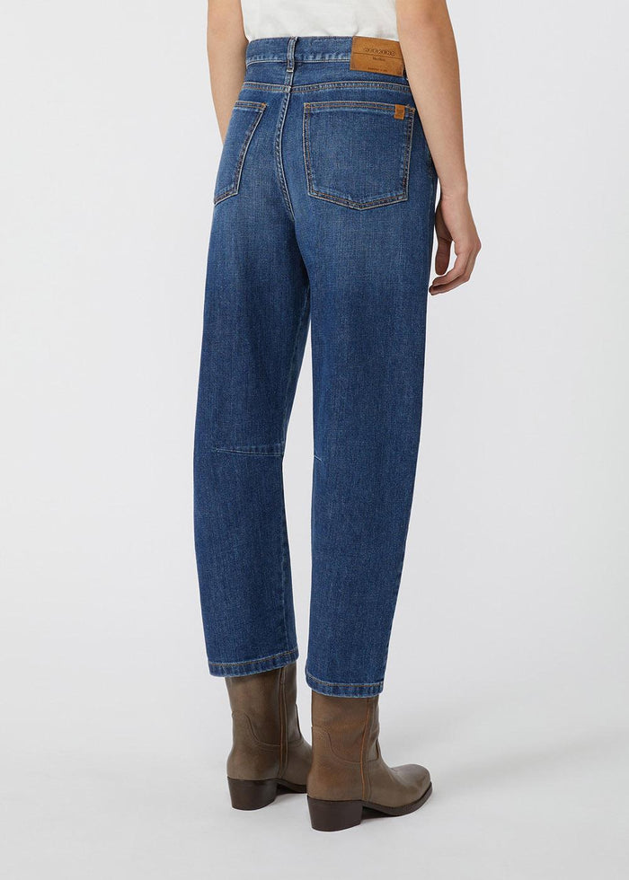 Jeans 5 tasche in denim autentico-3
