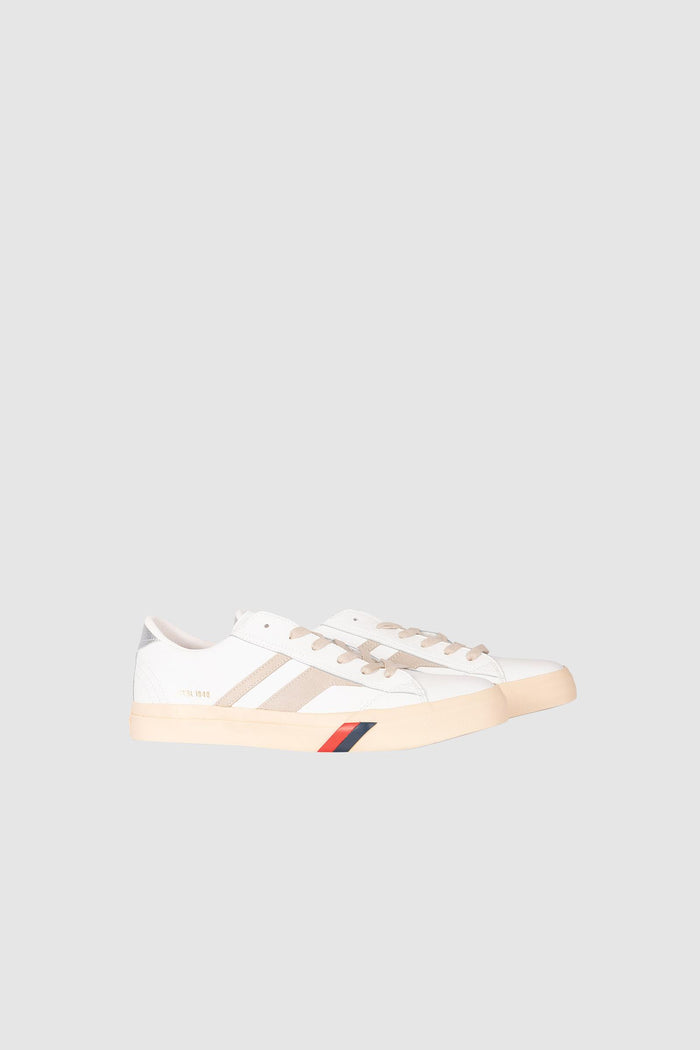 Sneakers Pro-Keds dal design essenziale - White / Silver-3