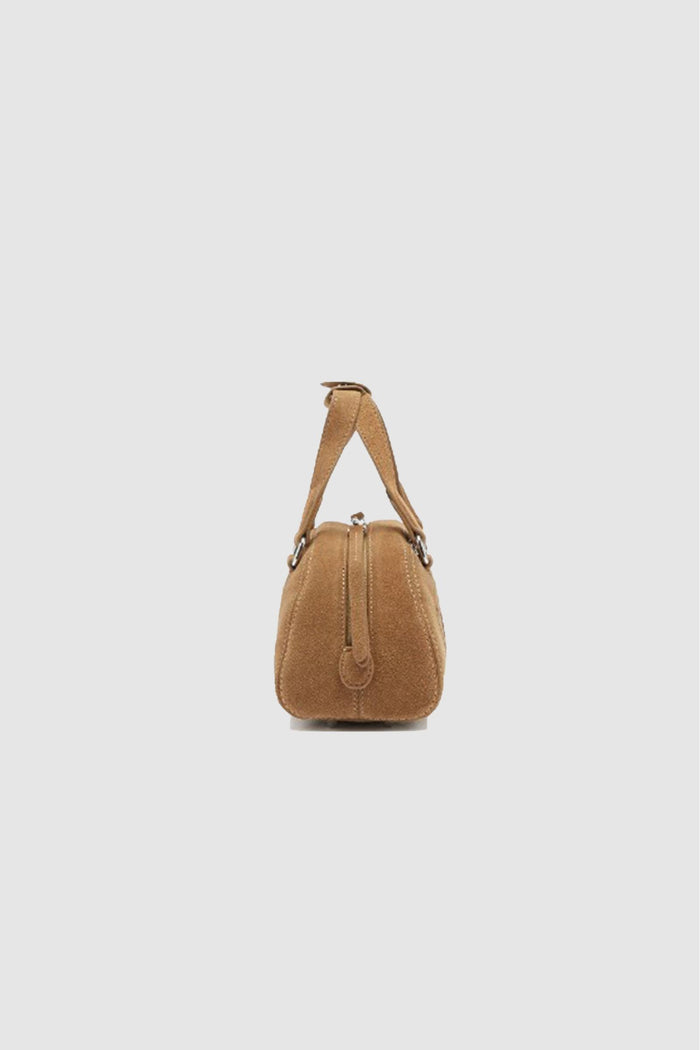 1DR Dome-Borsa bowling mini in pelle scamosciata-5