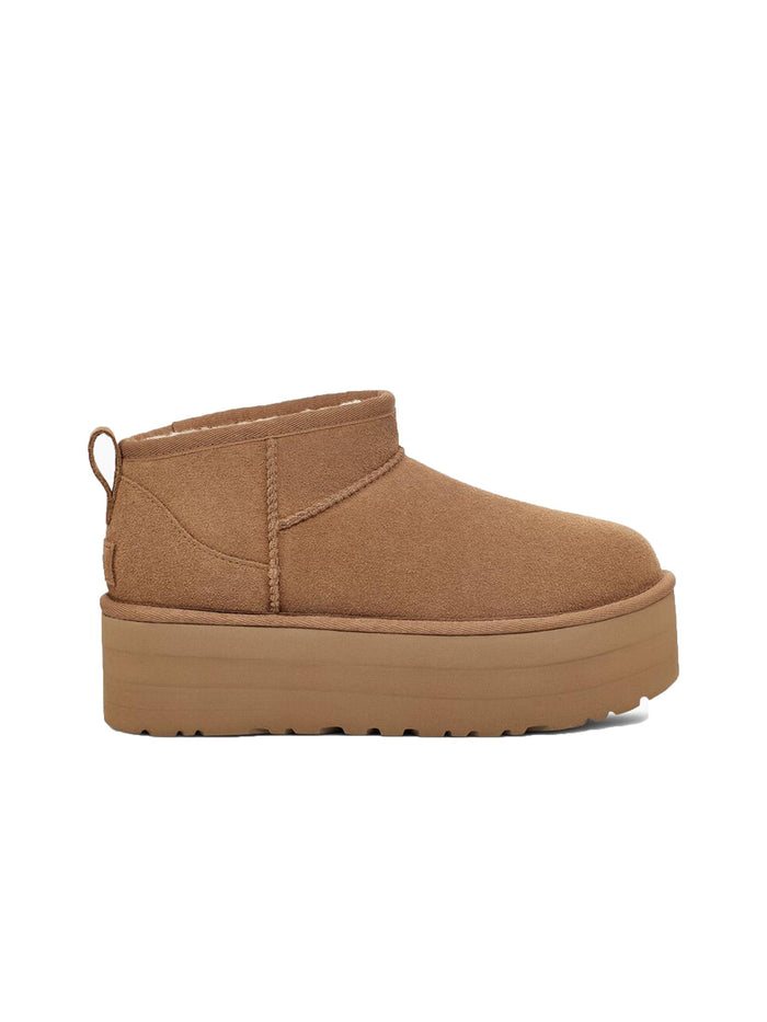 Donna Stivali Classic Ultra Mini con plateau