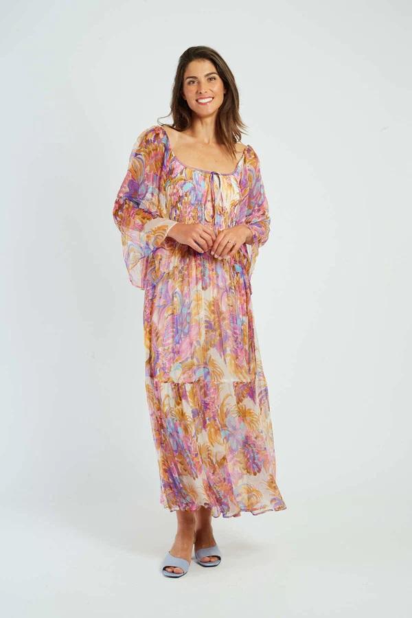 abito lungo stampato MIRAGE-2