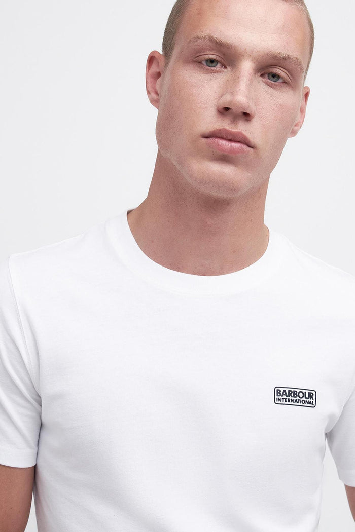 T-shirt girocollo con logo piccolo-2