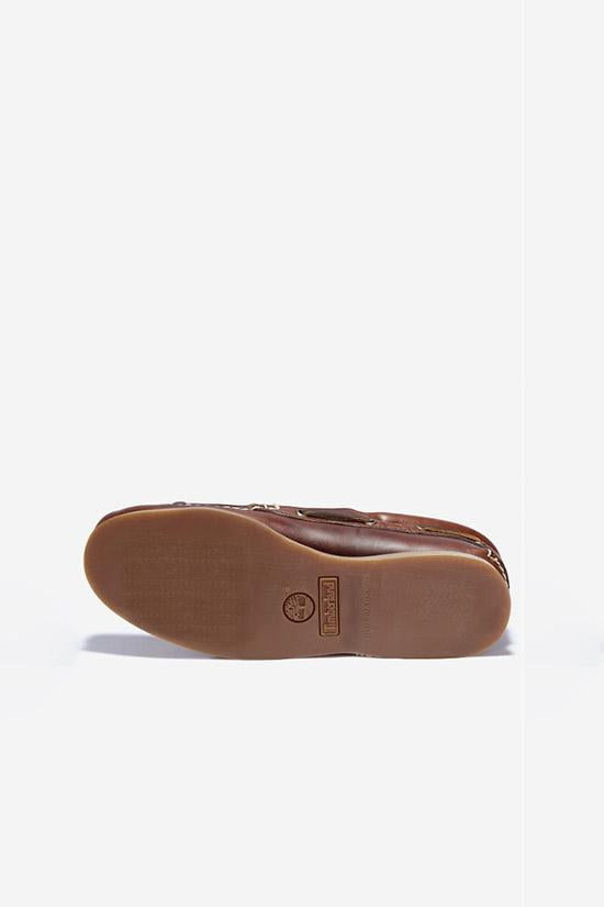 Scarpa da Barca da Uomo Classica Authentic in marrone-3