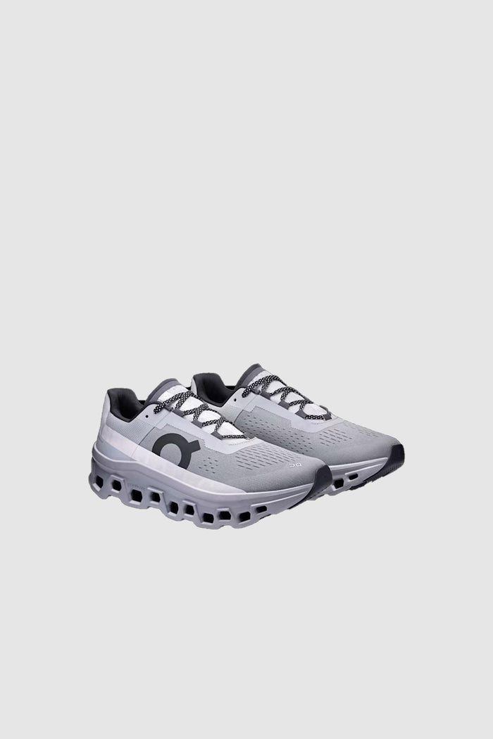 On Running Cloudmonster - Uomo - White Glacier / Grey-3