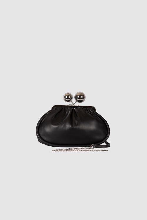 Pasticcino Bag medium in nappa lucida - Nero-2