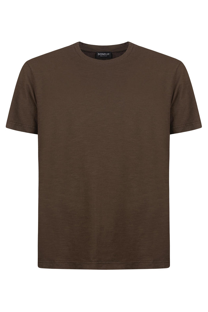 T-Shirt in Cotone con Logo Ricamato-2