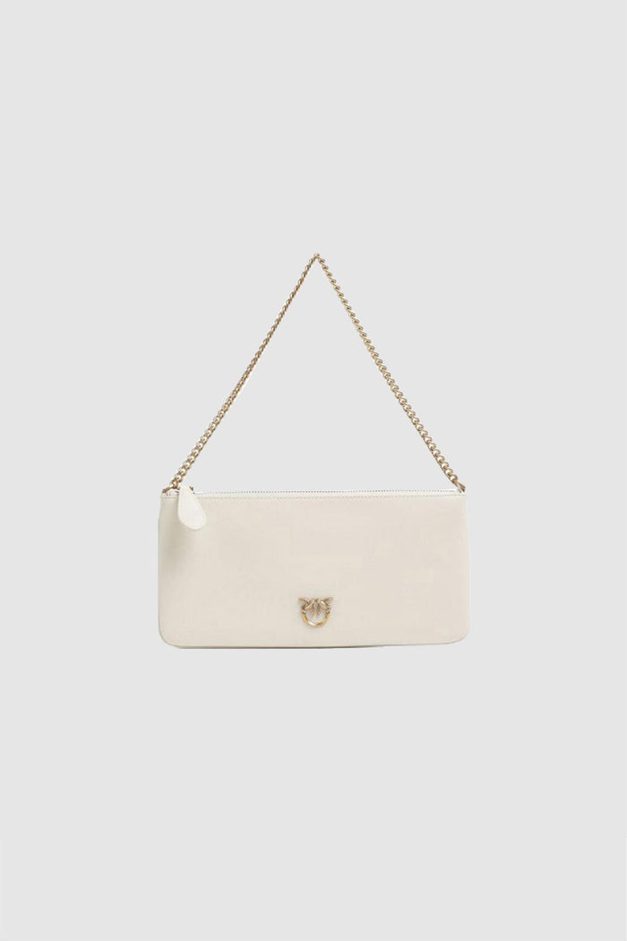 Horizontal Flat Bag in pelle