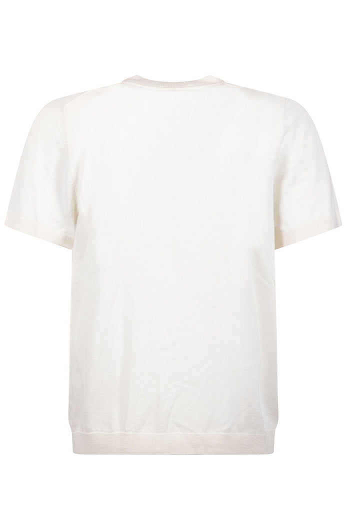Maglia Uomo Selected a Maniche Corte in Cotone-3