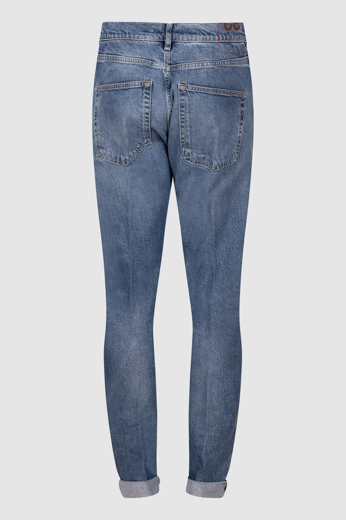 Jeans slim fit in denim lavato-2