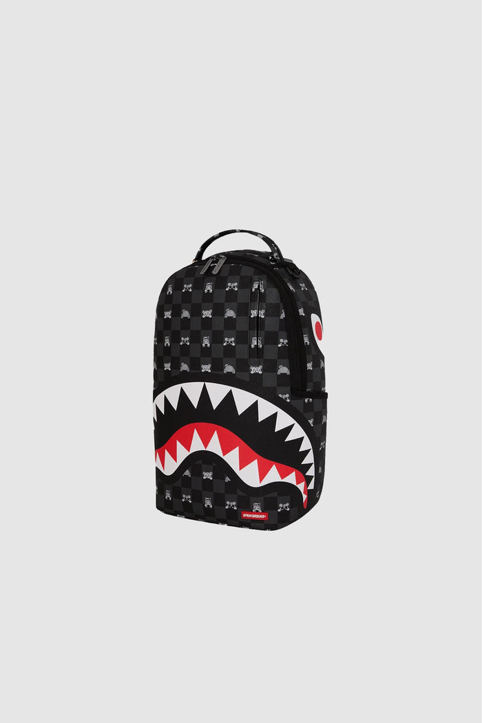 PEEKING CHARACTER CHECK BACKPACK-5