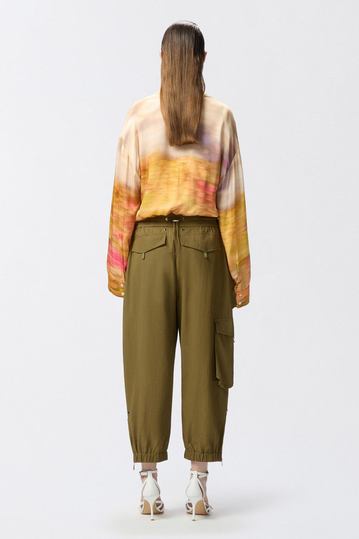 Pantaloni cargo leggeri con maxi tasche-4