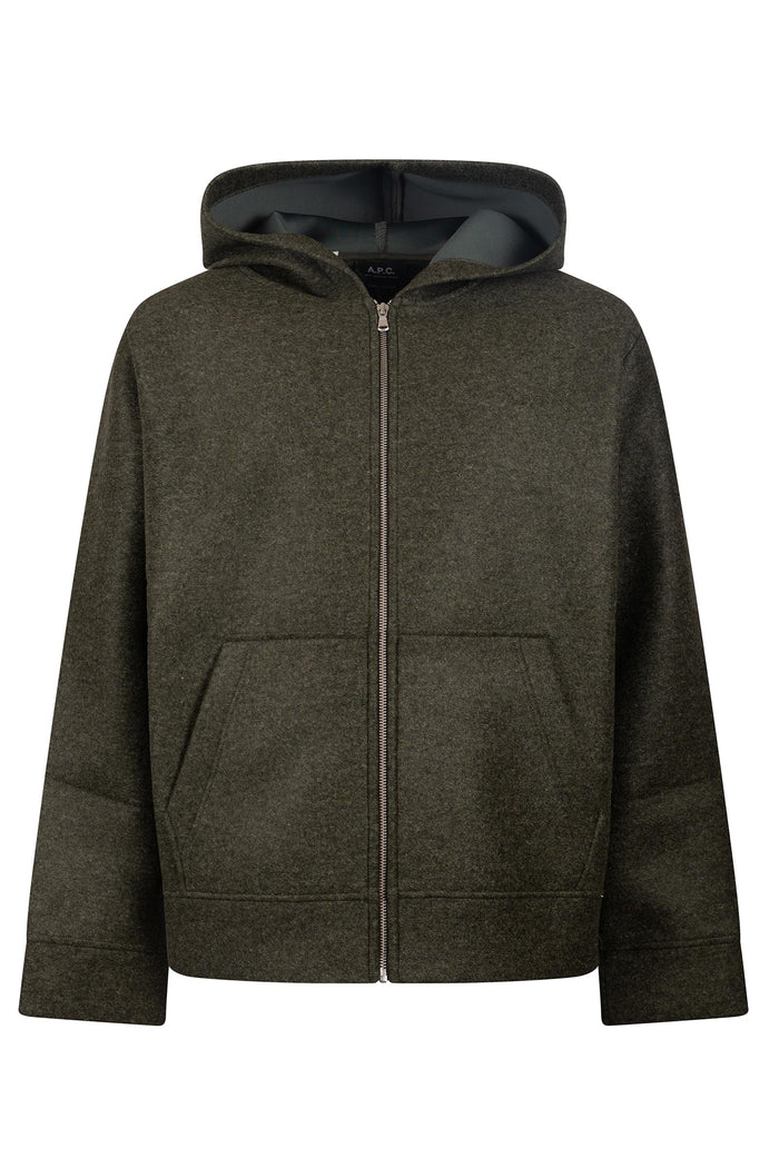 Giacca con Cappuccio A.P.C. in Lana e Cashmere-2