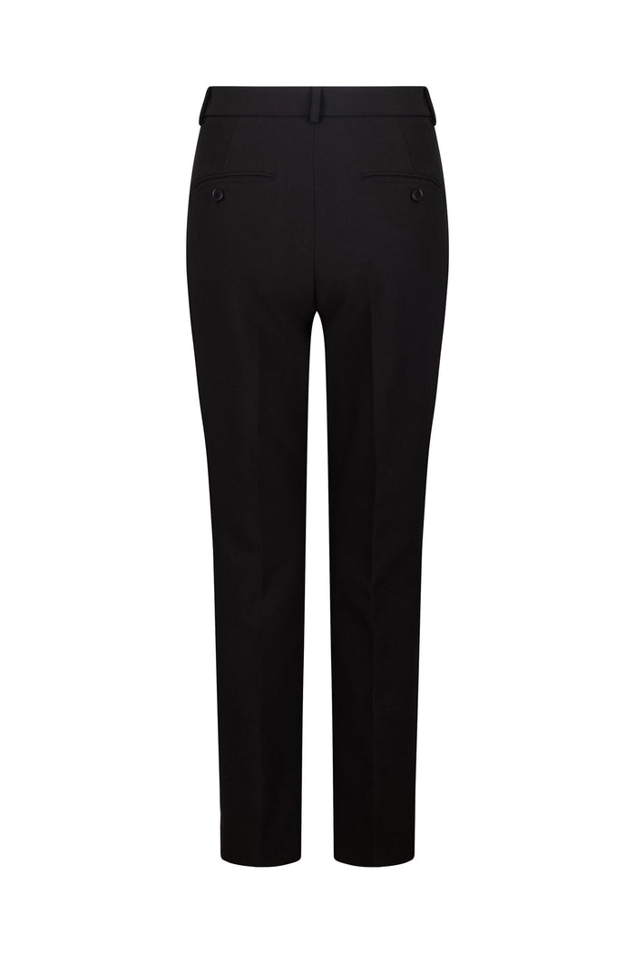Pantaloni dritti in lana vergine-3