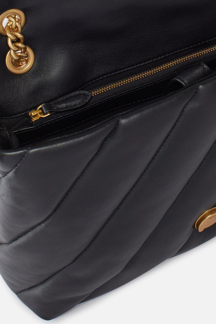 Borsa a tracolla grande Love Bag Puff in nappa trapuntata-3