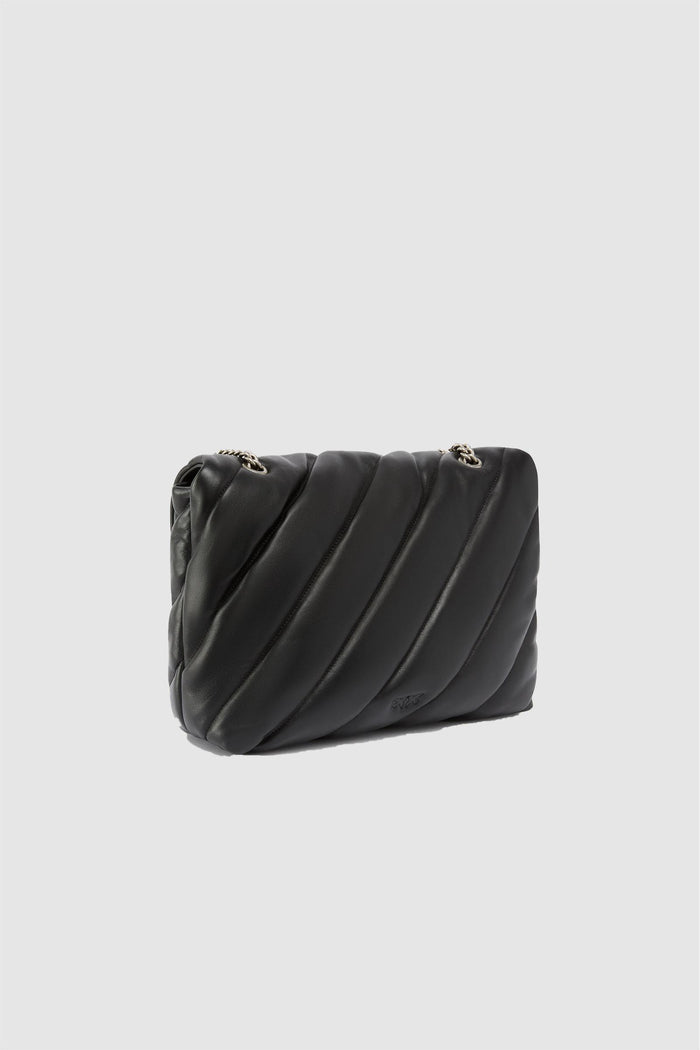 Borsa a tracolla grande Love Bag Puff in nappa trapuntata-2