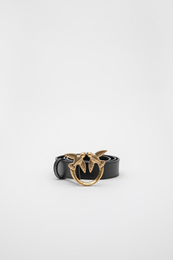 Cintura Love Birds in pelle 3cm