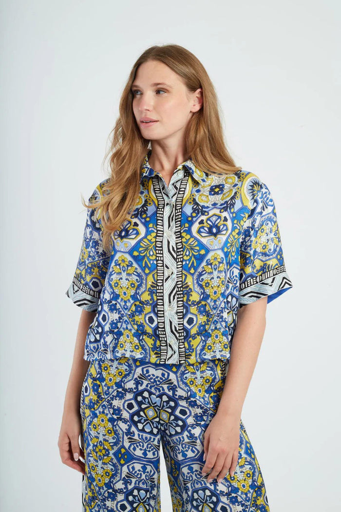 Camicia corta stampata ANNETTE