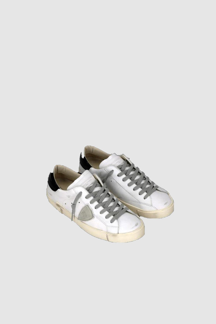 Sneakers Prsx Uomo, Bianco Nero-2