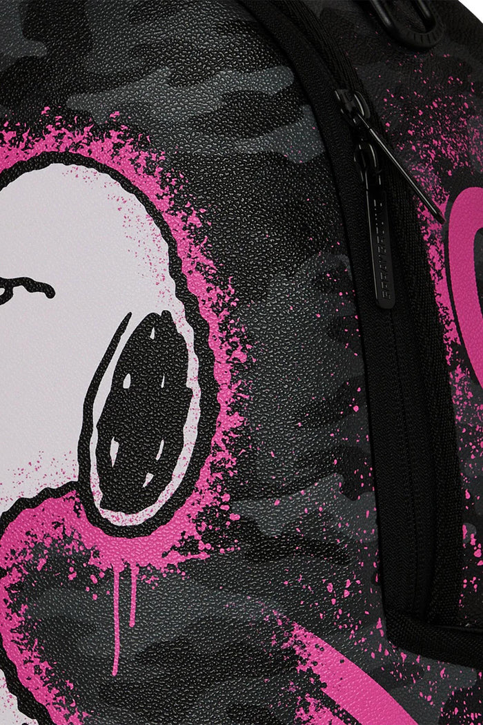 Zaino Peanuts Snoopy Pink Stencil DLXSV-7