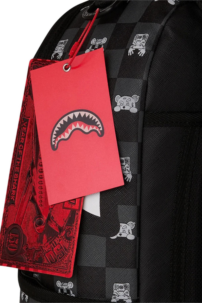 PEEKING CHARACTER CHECK BACKPACK-8